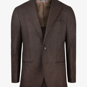 Sartorial Jacket Flanell Brun