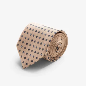 Slips Siden Mönstrad Ljusbeige
