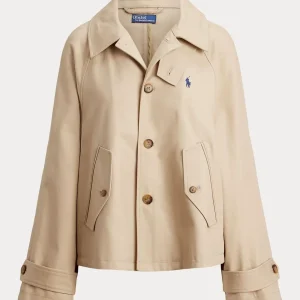 Beige Twill Bomullsjacka